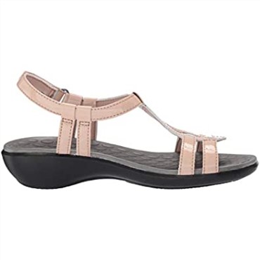 Sandalia Sonar Aster De Mujer De Charol Sintético Rosa Polvoriento De Clarks