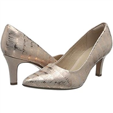 Clarks Dusty Rose Interest Leather - Zapato De Salón Con Tulipán Illeana Para Mujer