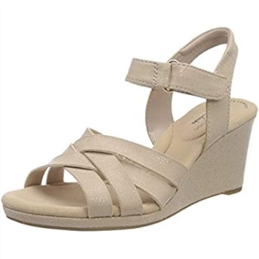 Sandalia Con Tacón Clarks Dusty Rose Lafley Leah Para Mujer
