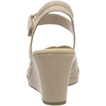 Sandalia Con Tacón Clarks Dusty Rose Lafley Leah Para Mujer