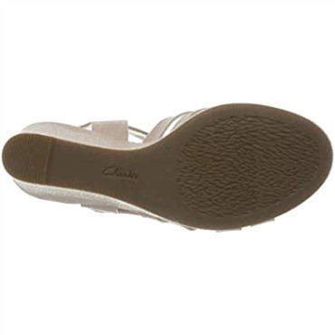 Sandalia Con Tacón Clarks Dusty Rose Lafley Leah Para Mujer