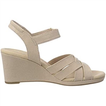Sandalia Con Tacón Clarks Dusty Rose Lafley Leah Para Mujer