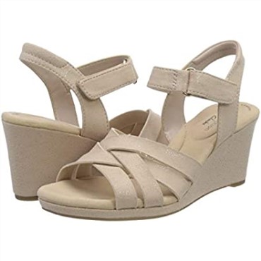 Sandalia Con Tacón Clarks Dusty Rose Lafley Leah Para Mujer