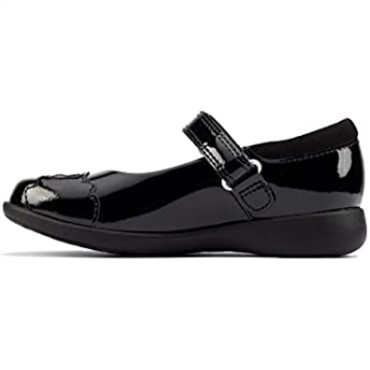 Zapatos De Charol Clarks Etch Beam Para Niños Pequeños Charol Negro
