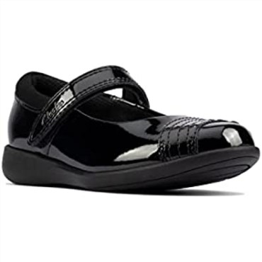 Zapatos De Charol Clarks Etch Beam Para Niños Pequeños Charol Negro