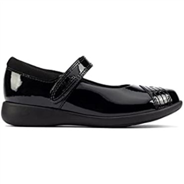 Zapatos De Charol Clarks Etch Beam Para Niños Pequeños Charol Negro