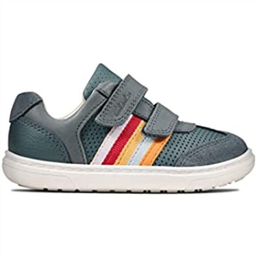 Clarks Flash Beau T Primeros Zapatos De Niños 4 Azul