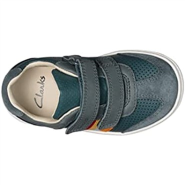 Clarks Flash Beau T Primeros Zapatos De Niños 4 Azul