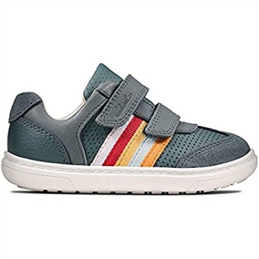 Primeros Zapatos De Niños Clarks Flash Beau T Azul