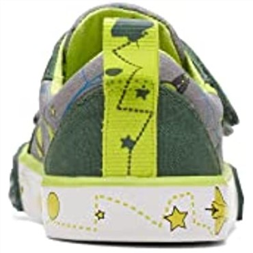 Clarks Foxing Lo Niño Pequeño Textil Lienzo Gris