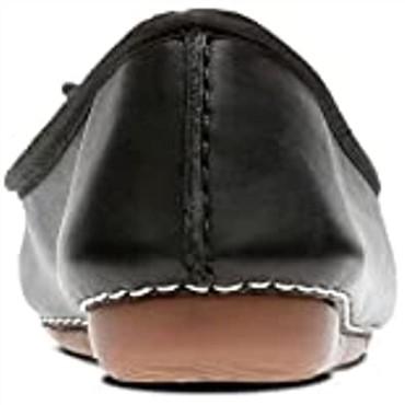 Clarks Freckle Ice Cerrado Cuero Negro Mujer