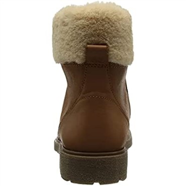 Botas De Nieve Para Niña Clarks Astrol Hiker K Tan Leather