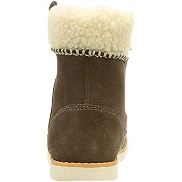 Botas De Nieve Clarks Crown Loop T Para Niña, Ante Nogal