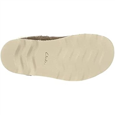 Botas De Nieve Clarks Crown Loop T Para Niña, Ante Nogal
