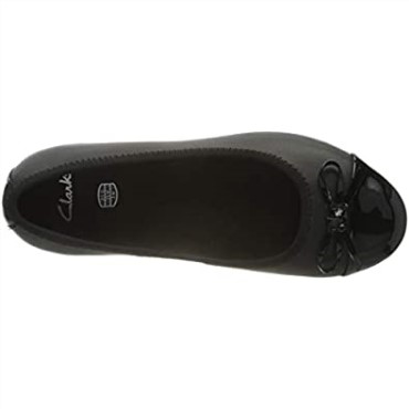 Bailarinas De Niña Clarks Scala Bloom K Negro