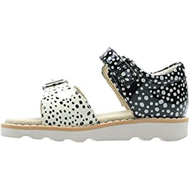 Sandalias Clarks Crown Bloom T Sling Back Negro Niña