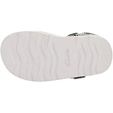 Sandalias Clarks Crown Bloom T Sling Back Negro Niña