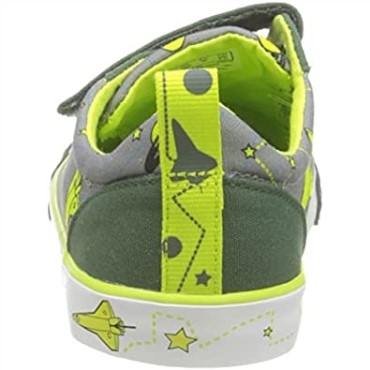 Clarks Grey Interest Foxing Lo K Zapatillas Unisex Para Niños