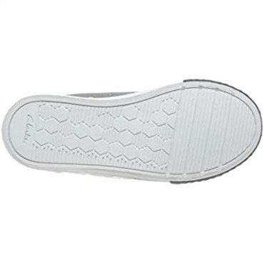 Clarks Grey Interest Foxing Lo K Zapatillas Unisex Para Niños