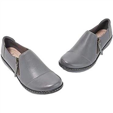 Mocasines De Mujer Clarks Ashland Palm De Piel Gris