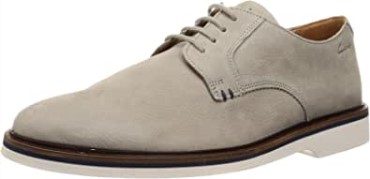 Clarks Gris Malwood Plaoxford Para Hombres