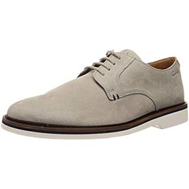 Clarks Gris Malwood Plaoxford Para Hombres