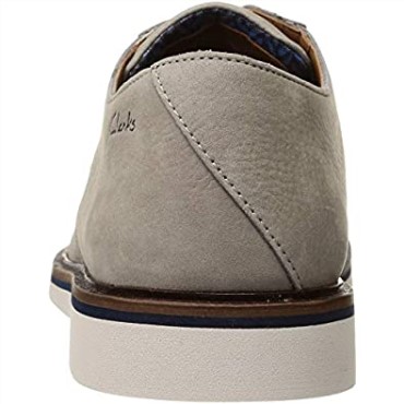 Clarks Gris Malwood Plaoxford Para Hombres