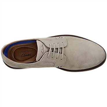 Clarks Gris Malwood Plaoxford Para Hombres