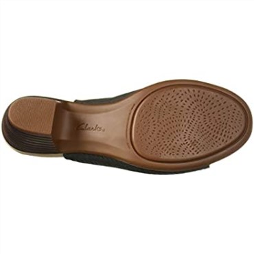 Sandalia Con Tacón Valarie James De Mujer Clarks Nubuck Gris