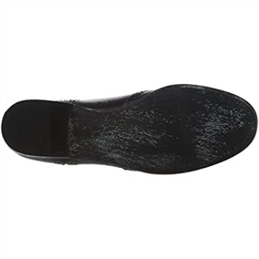Clarks Hamble Oak Mujer Brogues Cuero Negro