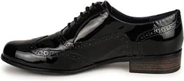 Zapatos Derby Con Cordones Mujer Clarks Hamble Oak Negro