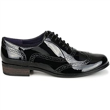Zapatos Derby Con Cordones Mujer Clarks Hamble Oak Negro