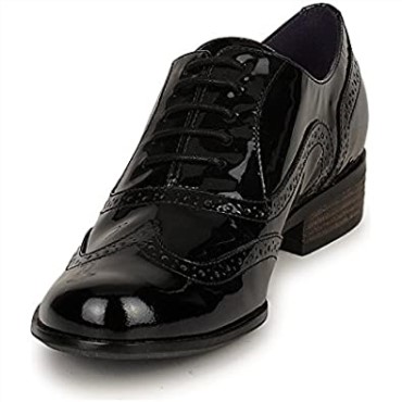Zapatos Derby Con Cordones Mujer Clarks Hamble Oak Negro
