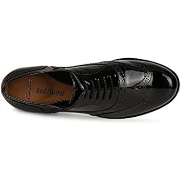 Zapatos Derby Con Cordones Mujer Clarks Hamble Oak Negro