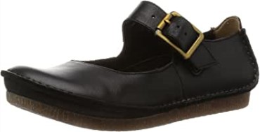Sandalias De Mujer Con Tira Al Tobillo Clarks Janey June Negro