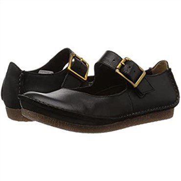 Sandalias De Mujer Con Tira Al Tobillo Clarks Janey June Negro