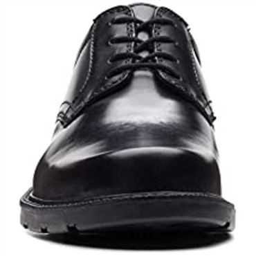 Zapatos De Cuero Clarks Kerton Encaje Negro