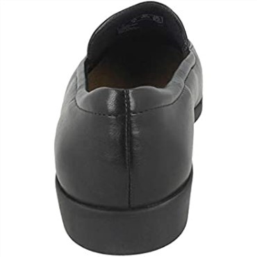 Zapatos Clarks Mujer Mocasines Planos Georgia Cuero Negro
