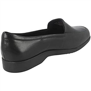 Zapatos Clarks Mujer Mocasines Planos Georgia Cuero Negro