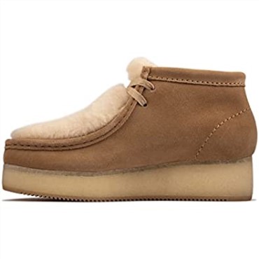 Clarks Light Taned Suede Nueva Mujer Cuña Wallabee Made Vietnam