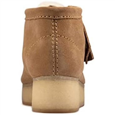 Clarks Light Taned Suede Nueva Mujer Cuña Wallabee Made Vietnam