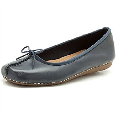 Bailarinas De Mujer Clarks Freckle Ice De Ante Lila