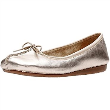 Bailarinas De Mujer Clarks Freckle Ice De Ante Lila