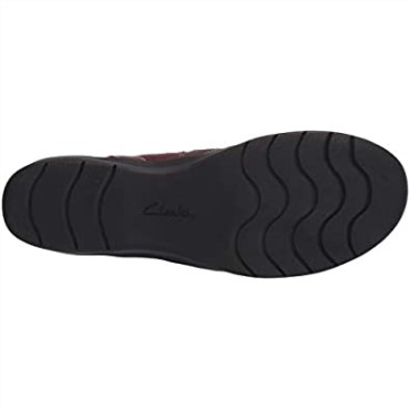 Mocasines Clarks Mahoga Ny Cuero Mujer Cheyn Tulip