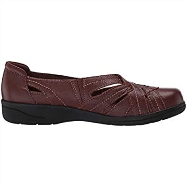 Mocasines Clarks Mahoga Ny Cuero Mujer Cheyn Tulip