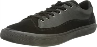 Zapatillas Clarks Aceley Lo Para Hombre Cuero Negro