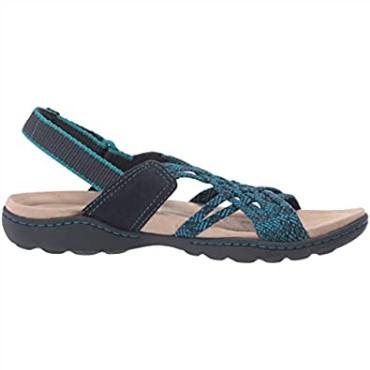Clarks Amanda Ease Fisherman Sandal Navy Combi Para Hombre