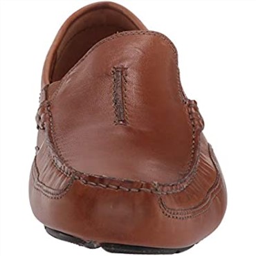 Clarks Ashmont Race Driving Style Loafer Para Hombre, Piel Marrón Claro