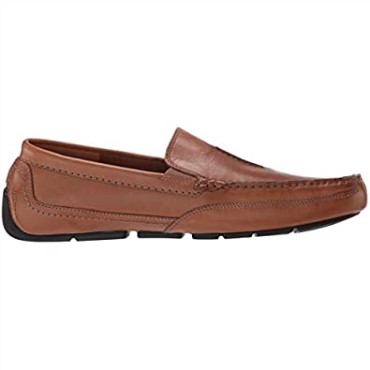 Clarks Ashmont Race Driving Style Loafer Para Hombre, Piel Marrón Claro