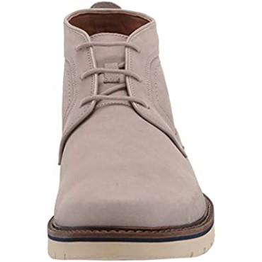 Clarks Bayhill Botines De Caña Media Para Hombre Stone Nubuck